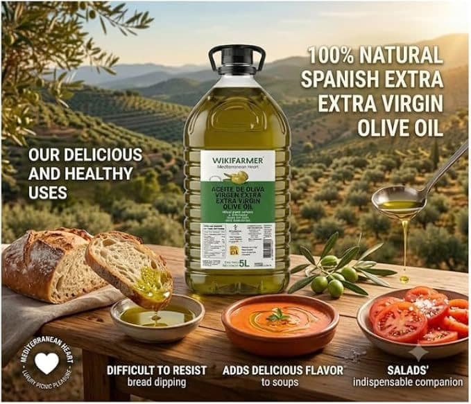Olive oil served with bread and tomatoes